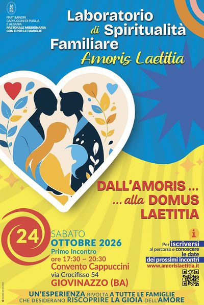 Riparte il laboratorio di spiritualità familiare "Amoris Laetitia"